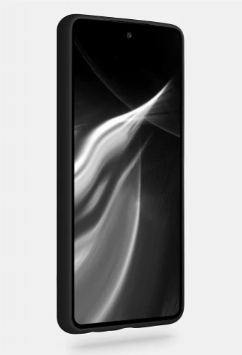 Oppo A54 Kılıf İnce Mat Esnek Silikon - Siyah