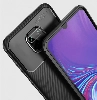 Xiaomi Redmi Note 9 Pro Kılıf Silikon Parmak İzi Bırakmayan Karbon Soft Negro Kapak - Kahve