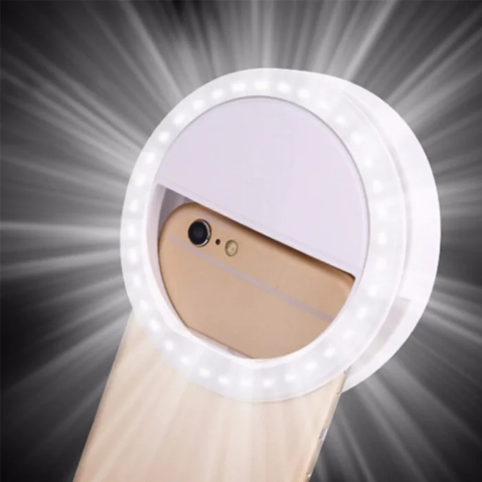Zore M-06 Selfie Canlı Yayın Işığı 3 Modlu - Pembe