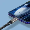 Zore QG02 Thunderbold Uyumlu Type-C to Type-C PD3.1 Data Kablosu 240W 480Mbps 50cm - Siyah