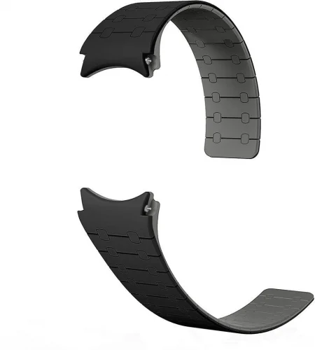  Kordon Çizgili Desenli Silikon KRD-111 Kordon - Siyah