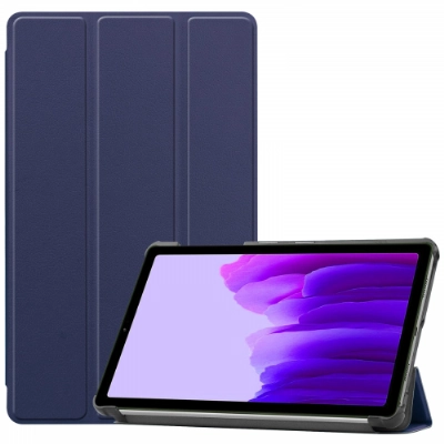 Lenovo Tab M10 Plus TB-125F - TB-128F 3. Jenerasyon Tablet Kılıfı Standlı Smart Cover Kapak - Lacivert