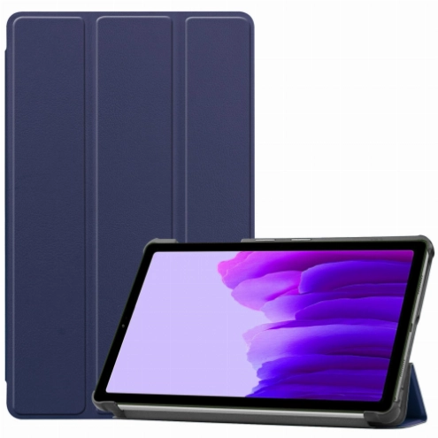 Lenovo Tab M10 Plus TB-125F - TB-128F 3. Jenerasyon Tablet Kılıfı Standlı Smart Cover Kapak - Lacivert