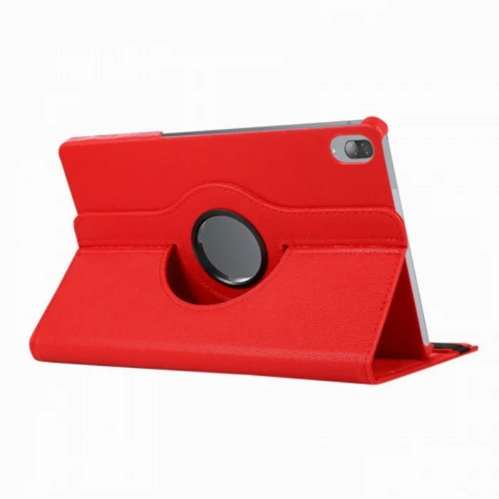 Lenovo Tab P11 Pro 11.5 inç Tablet Kılıfı 360 Derece Dönebilen Standlı Kapak - Kırmızı