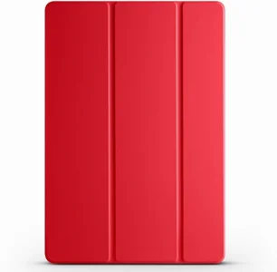 Lenovo Tab P12 Tablet Kılıfı Flip Smart Standlı Akıllı Kapak Smart Cover - Kırmızı
