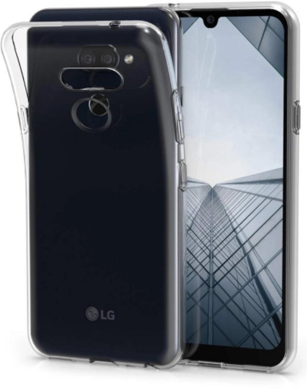 LG K40s Kılıf Kamera Korumalı Esnek Silikon Kapak - Şeffaf