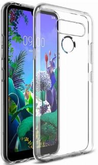 LG K50s Kılıf Kamera Korumalı Esnek Silikon Kapak - Şeffaf