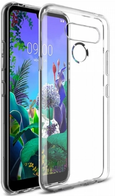 LG K50s Kılıf Kamera Korumalı Esnek Silikon Kapak - Şeffaf