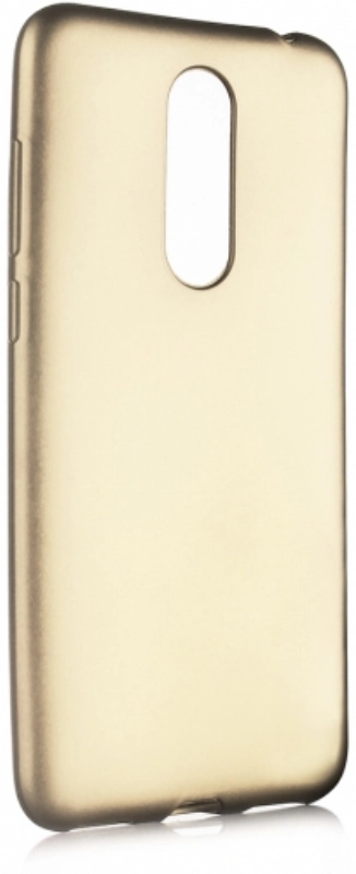 Meizu M6T Kılıf İnce Soft Mat Renkli Esnek Silikon Kapak - Gold