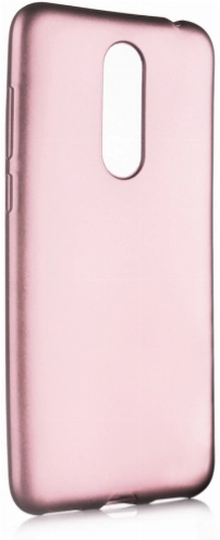 Meizu M6T Kılıf İnce Soft Mat Renkli Esnek Silikon Kapak - Rose Gold