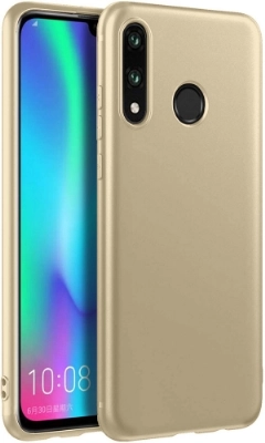 Meizu Note 9 Kılıf İnce Soft Mat Renkli Esnek Silikon Kapak - Gold