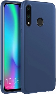 Meizu Note 9 Kılıf İnce Soft Mat Renkli Esnek Silikon Kapak - Lacivert