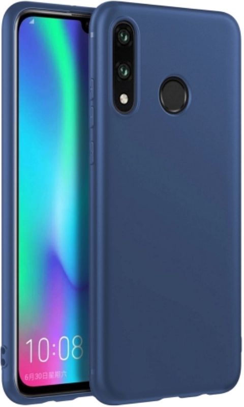 Meizu Note 9 Kılıf İnce Soft Mat Renkli Esnek Silikon Kapak - Lacivert