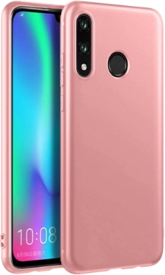 Meizu Note 9 Kılıf İnce Soft Mat Renkli Esnek Silikon Kapak - Rose Gold