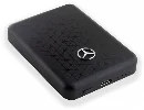 Mercedes Benz Led Işıklı Göstergeli Magsafe Magnetik Orjinal Lisanslı Powerbank 3000 Mah - Siyah