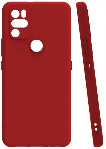 Omix X300 Kılıf Zore Biye Mat Esnek Silikon - Kırmızı
