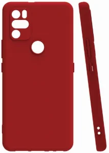 Omix X500 Kılıf Zore Biye Mat Esnek Silikon - Kırmızı