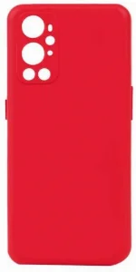 OnePlus 9 Pro Kılıf Silikon Mat Esnek Kamera Korumalı Biye Kapak - Kırmızı