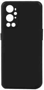 OnePlus 9 Pro Kılıf Silikon Mat Esnek Kamera Korumalı Biye Kapak - Siyah