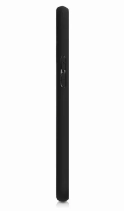 Oppo A12 Kılıf İnce Mat Esnek Silikon - Siyah
