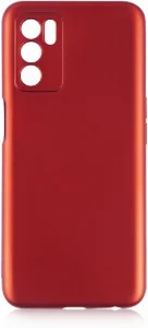 Oppo A16 Kılıf İnce Mat Esnek Silikon - Kırmızı