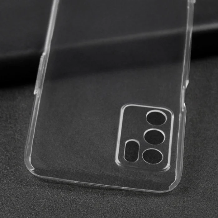 Oppo A16 Kılıf Kamera Lens Korumalı İnce Esnek Süper Silikon 0.3mm - Şeffaf
