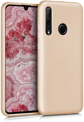 Oppo A31 Kılıf İnce Soft Mat Renkli Esnek Silikon Kapak - Gold