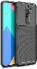Oppo A5 2020 Kılıf Silikon Parmak İzi Bırakmayan Karbon Soft Negro Kapak - Siyah