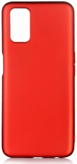 Oppo A52 Kılıf İnce Mat Esnek Silikon - Kırmızı