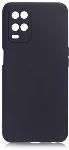 Oppo A54 Kılıf İnce Mat Esnek Silikon - Siyah