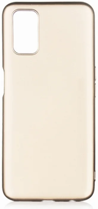 Oppo A72 Kılıf İnce Mat Esnek Silikon - Gold