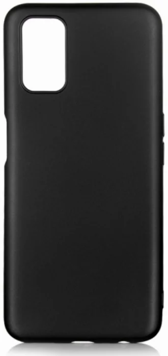 Oppo A72 Kılıf İnce Mat Esnek Silikon - Siyah