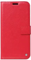 Oppo A72 Kılıf Standlı Kartlıklı Cüzdanlı Kapaklı - Kırmızı