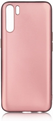 Oppo A91 Kılıf İnce Soft Mat Renkli Esnek Silikon Kapak - Rose Gold