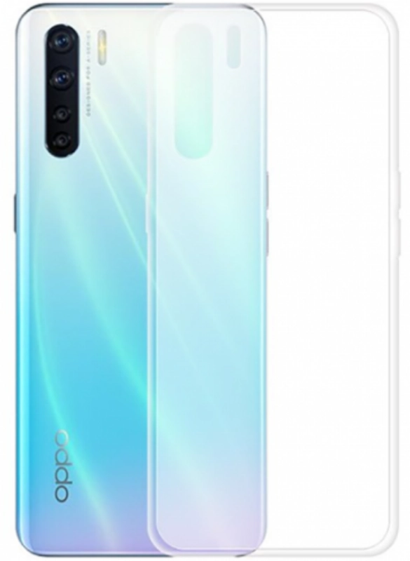 Oppo A91 Kılıf Kamera Korumalı Esnek Silikon Kapak - Şeffaf