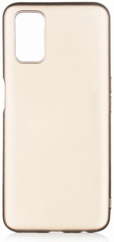 Oppo A92 Kılıf İnce Soft Mat Renkli Esnek Silikon Kapak - Gold