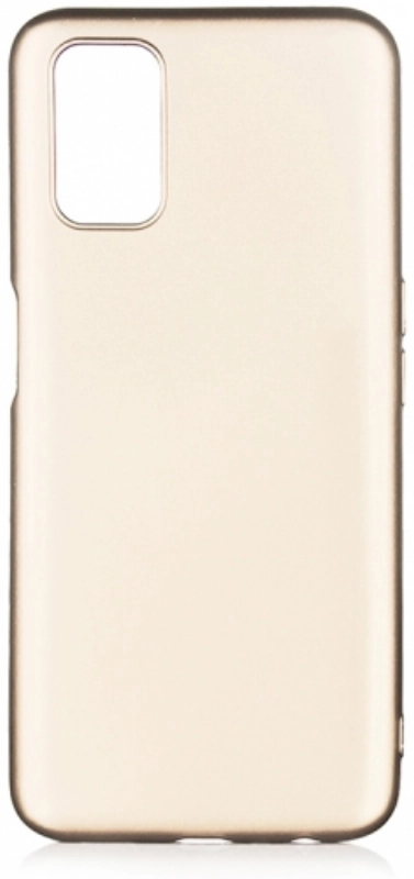 Oppo A92 Kılıf İnce Soft Mat Renkli Esnek Silikon Kapak - Gold