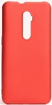 Oppo Reno 10x Zoom Kılıf İnce Mat Esnek Silikon - Kırmızı