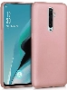 Oppo Reno 2z Kılıf İnce Soft Mat Renkli Esnek Silikon Kapak - Rose Gold