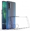 Oppo Reno 3 Pro Kılıf Kamera Korumalı Esnek Silikon Kapak - Şeffaf