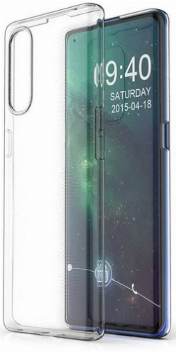 Oppo Reno 3 Pro Kılıf Kamera Korumalı Esnek Silikon Kapak - Şeffaf