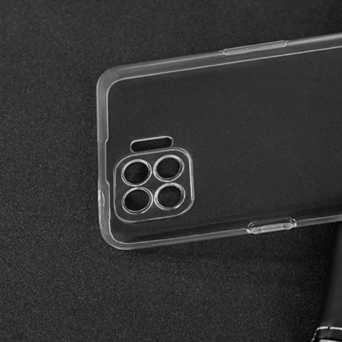 Oppo Reno 4 Lite Kılıf Kamera Lens Korumalı İnce Esnek Süper Silikon 0.3mm - Şeffaf