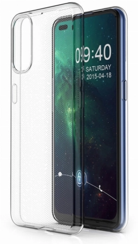 Oppo Reno 4 Pro Kılıf Kamera Korumalı Esnek Silikon Kapak - Şeffaf