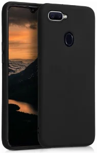 Oppo RX17 Neo Kılıf İnce Mat Esnek Silikon - Siyah