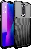 Oppo RX17 Pro Kılıf Silikon Parmak İzi Bırakmayan Karbon Soft Negro Kapak - Siyah