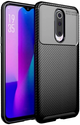 Oppo RX17 Pro Kılıf Silikon Parmak İzi Bırakmayan Karbon Soft Negro Kapak - Siyah