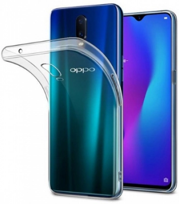 Oppo RX17 Pro Kılıf Kamera Korumalı Esnek Silikon Kapak - Şeffaf