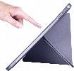 Apple iPad 10.9 2022 (10. Nesil) Tablet Kılıfı Standlı Tri Folding Kalemlikli Silikon Smart Cover - Mor