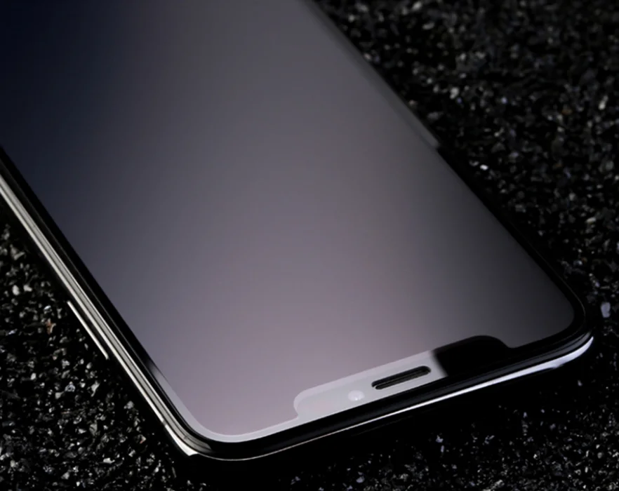 Apple iPhone 11 Pro Ekran Koruyucu Fiber Tam Kaplayan Nano - Siyah