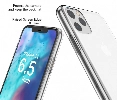 Apple iPhone 11 Pro Kılıf Kamera Korumalı Esnek Silikon Kapak - Şeffaf